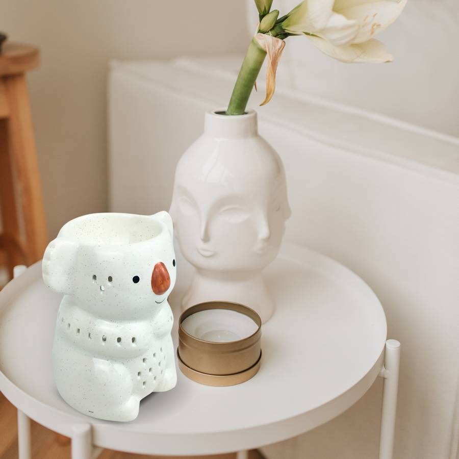 Brûle-Parfum Céramy Koko - Atmosphère Parfumée - Objet Artisanat Amusant -Aromathérapie facile -Figurine Koala - 40 ml - Image 6