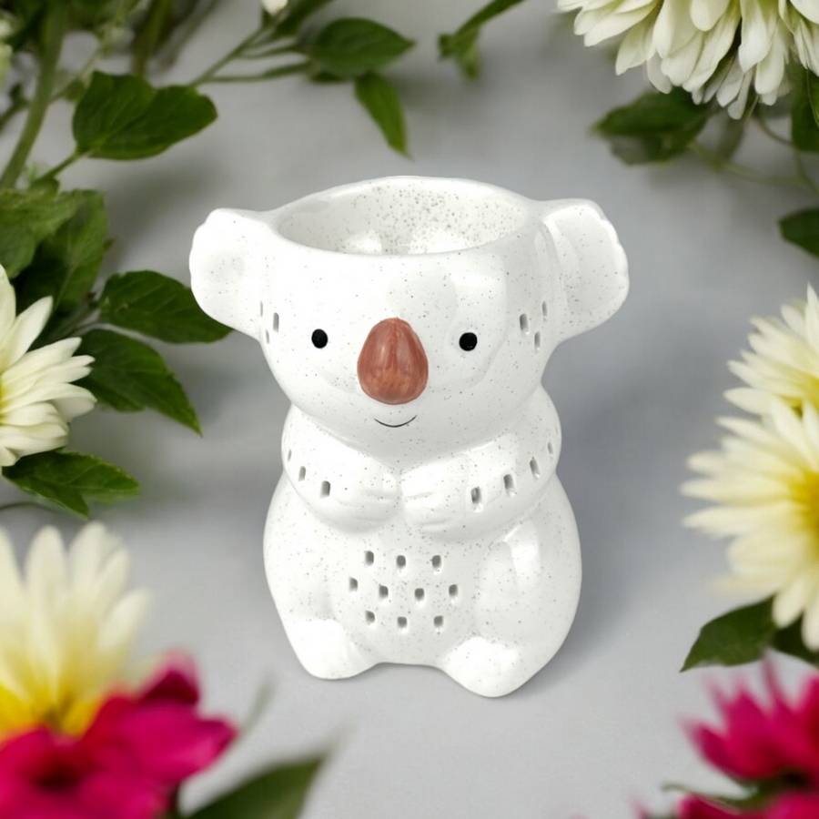 Brûle-Parfum Céramy Koko - Atmosphère Parfumée - Objet Artisanat Amusant -Aromathérapie facile -Figurine Koala - 40 ml - Image 1