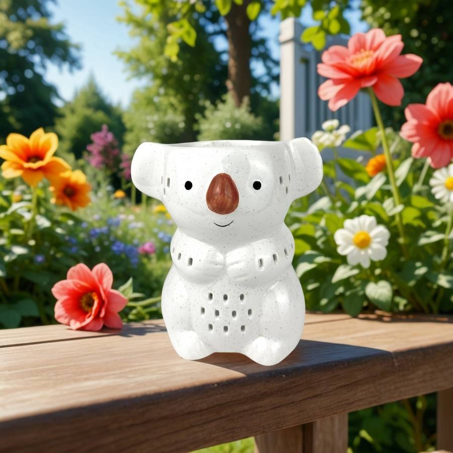 Brûle-Parfum Céramy Koko - Atmosphère Parfumée - Objet Artisanat Amusant -Aromathérapie facile -Figurine Koala - 40 ml - Image 9