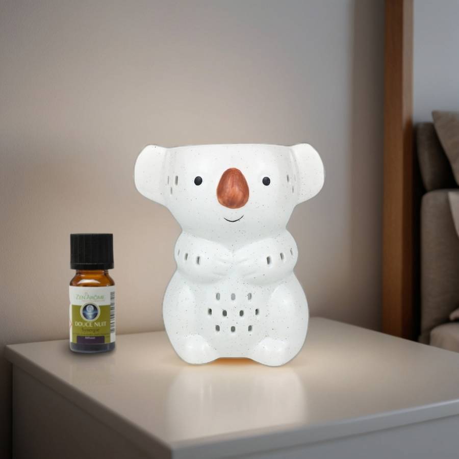 Brûle-Parfum Céramy Koko - Atmosphère Parfumée - Objet Artisanat Amusant -Aromathérapie facile -Figurine Koala - 40 ml - Image 4