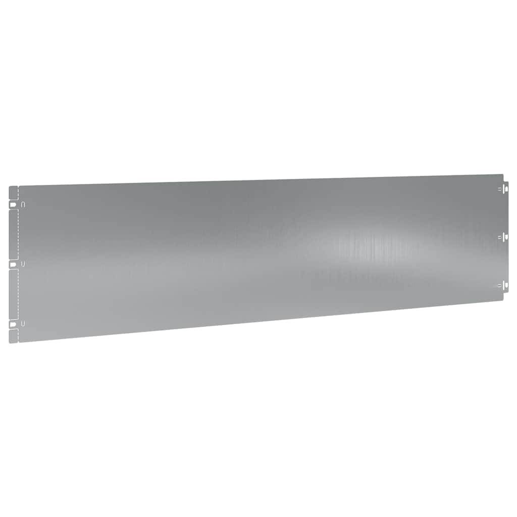 Bordure Pelouse Acier Galvanisé Délimitation Allées Anti-Rouille 103x25cm Argent - ComfortXL Outdoor Living - Image 5