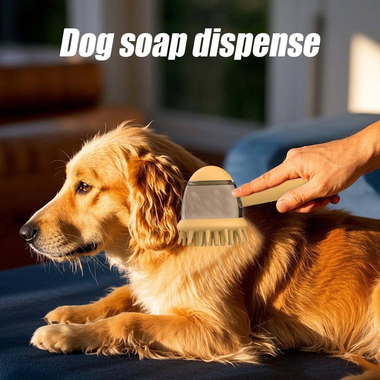 DtopbuyAge - Brosse de Bain pour Chien - Disperse Shampoing & Massage DtopbuyAge - Image 3