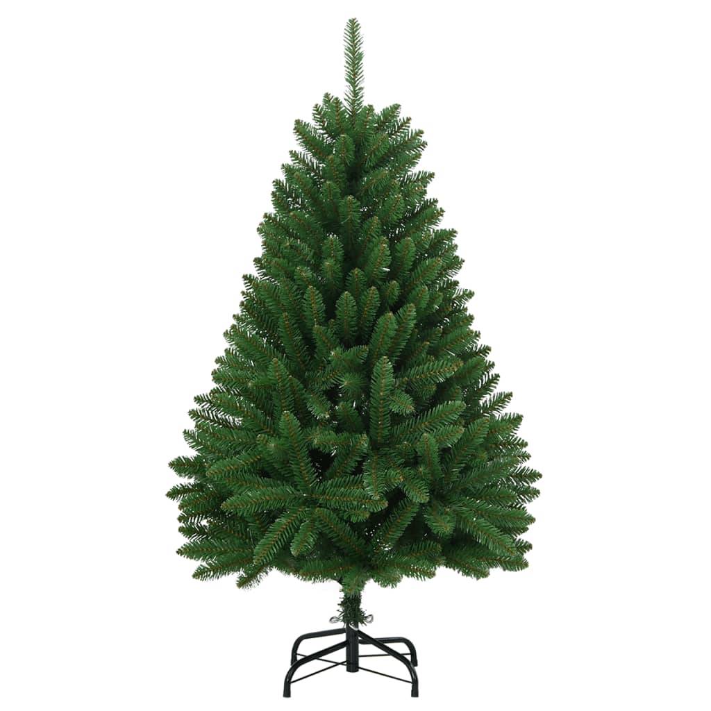 Sapin De Noël - Arbre de Noël artificiel à charnières avec support vert 150 cm - Image 1