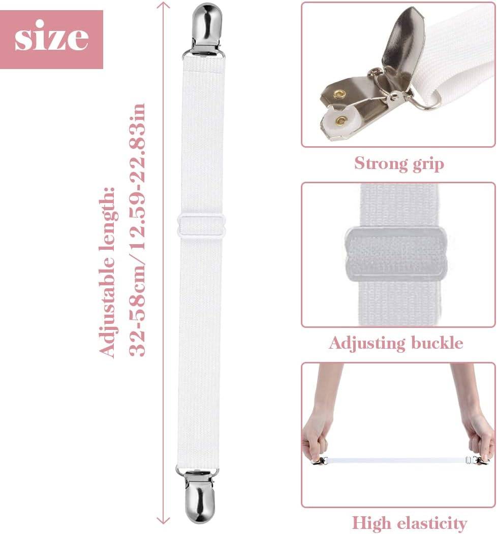 Fixateur de Drap Réglable - Sangle Élastique Renforcée-Living123 - Image 2