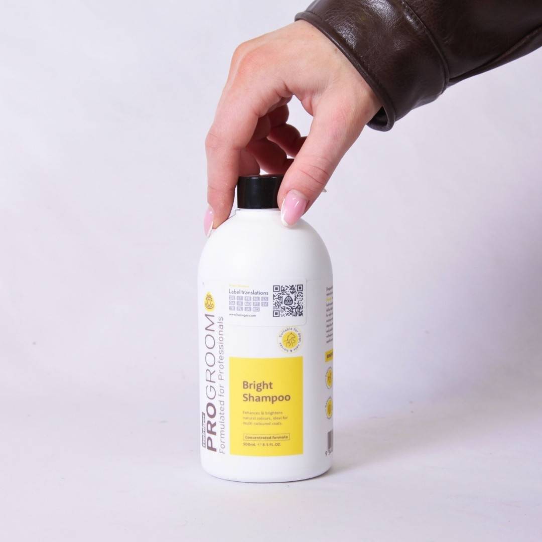 Heiniger - Shampoing brillance « Bright » 500 ml ProGroom - Image 4