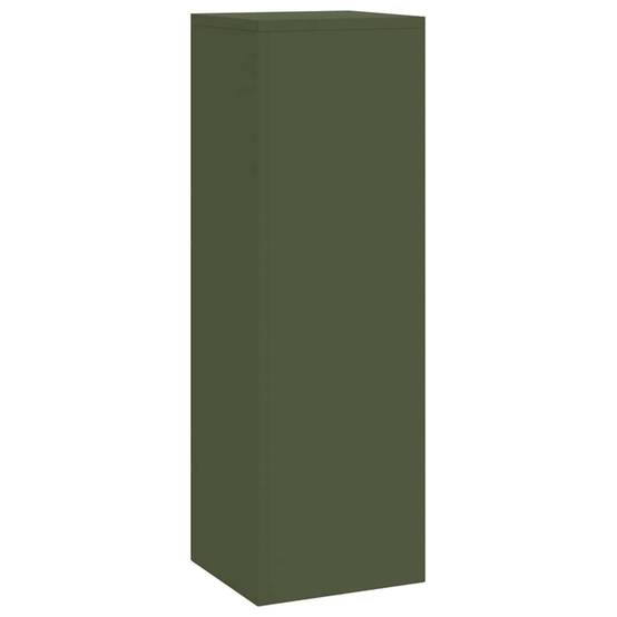 Set de 3 Porte-pots sur Pieds en Acier Robuste Design Contemporain pour Extérieur Vert Olive – ComfortXL Outdoor Living - Image 6