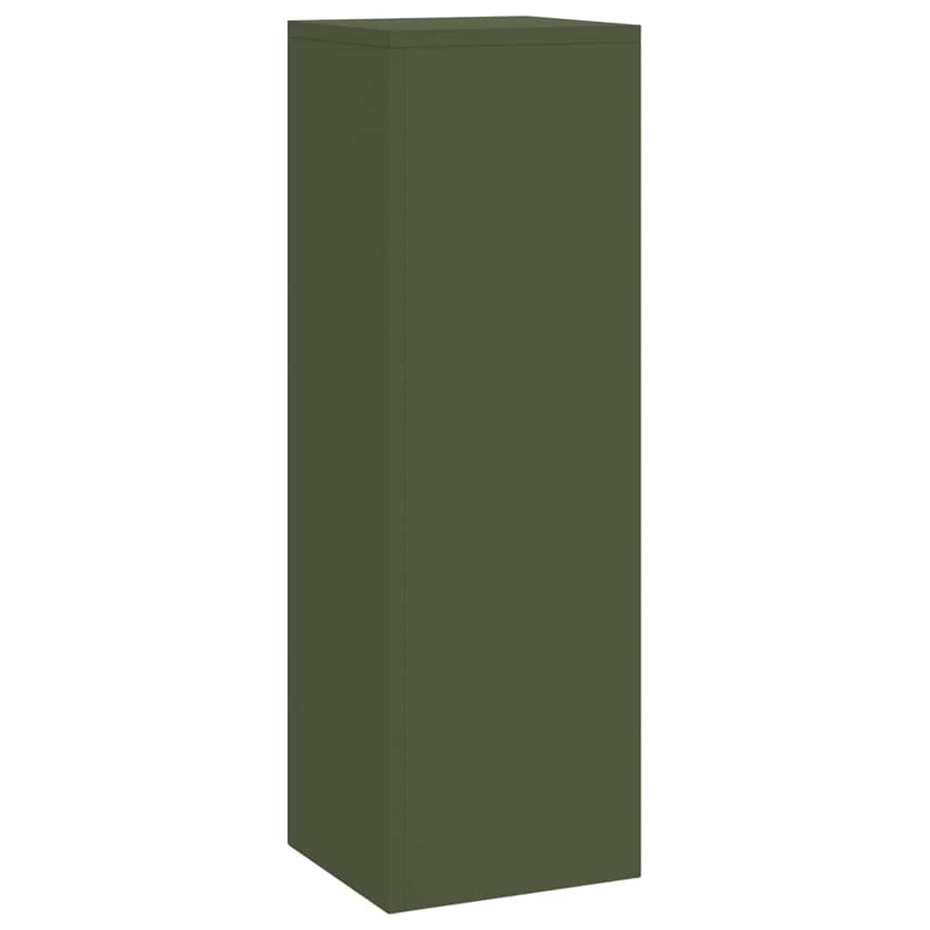 Set de 3 Porte-pots sur Pieds en Acier Robuste Design Contemporain pour Extérieur Vert Olive – ComfortXL Outdoor Living - Image 6