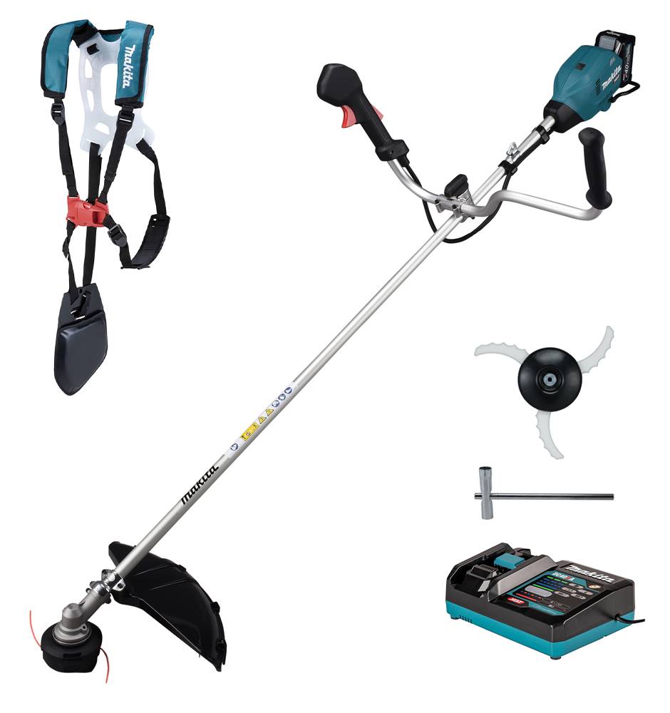 Makita - Débroussailleuse XGT - MAKITA - avec batterie 4.0Ah 40V Max - chargeur - accessoires - UR006GM102 - Image 1
