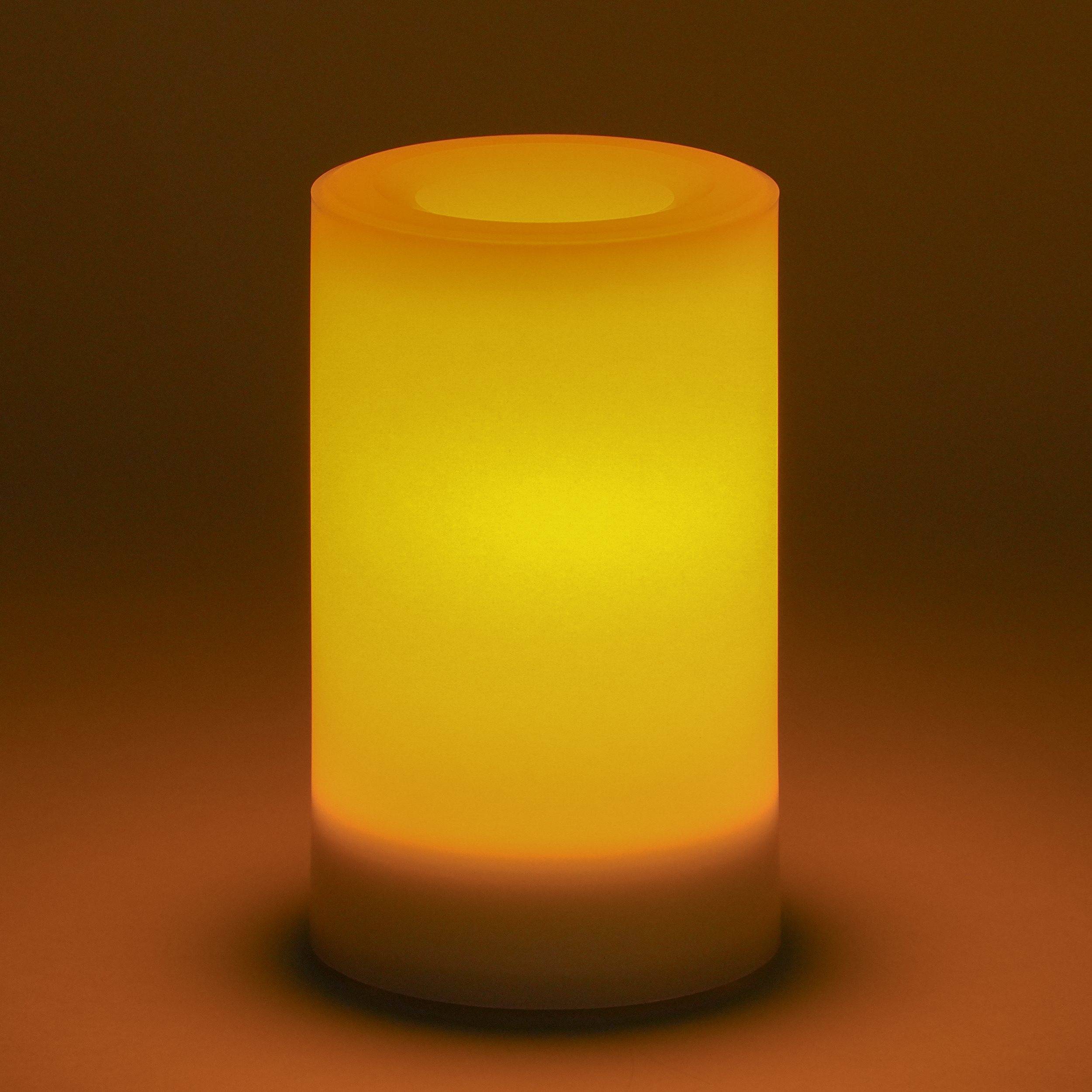 esotec - Bougie solaire LED Mila 7,5x12cm Lumière vacillante Lumière de bougie résistante aux intempéries 102232 - Image 3