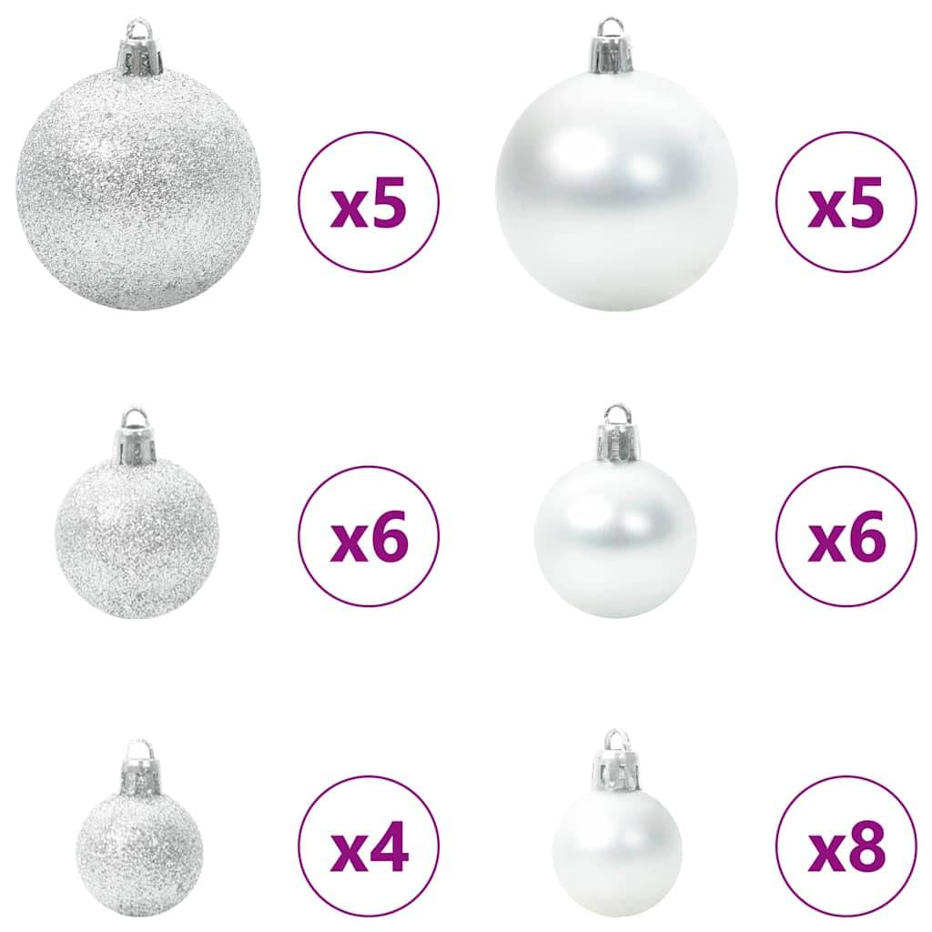 ComfortXL - Sapin de Noël Rose Tendance 150 cm, Illuminé et Décoré pour Intérieur/Extérieur Abrité – ComfortXL Outdoor Living - Image 7