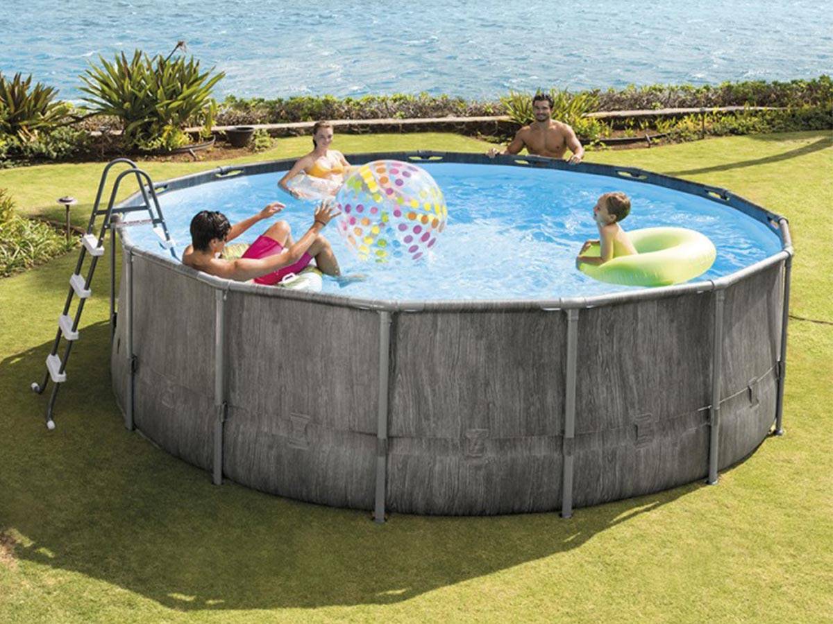 Kit piscine tubulaire Intex Baltik ronde 4,57 x 1,22 m + 6 cartouches de filtration - Image 4
