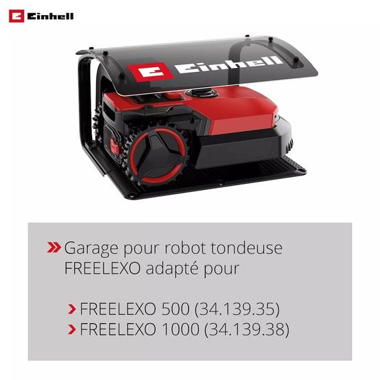 Einhell - Abri pour robot-tondeuse – Toit en plastique et support acier – 51 x 60 x 37 cm – 6 fixations incluses - Image 3