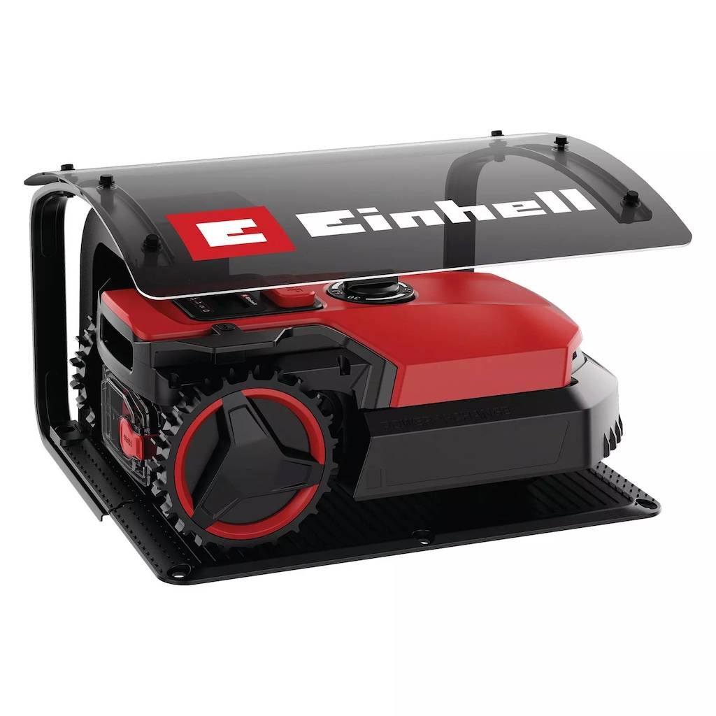 Einhell - Abri pour robot-tondeuse – Toit en plastique et support acier – 51 x 60 x 37 cm – 6 fixations incluses - Image 2