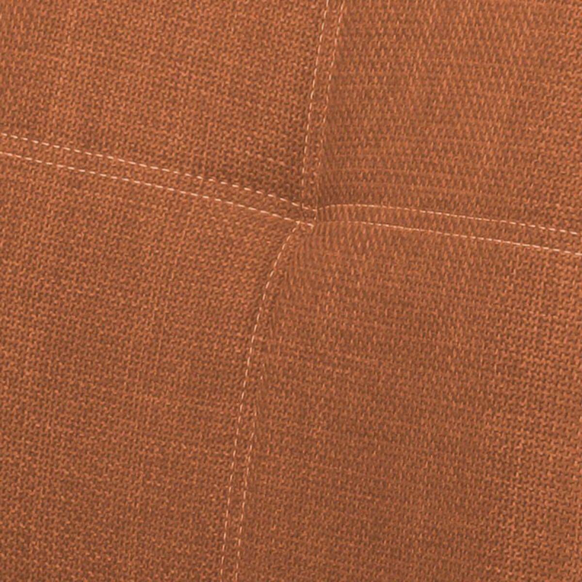 Lot de 2 Chaises Tissu Texturé Coloris Brique Terracotta - BISPO - Image 4