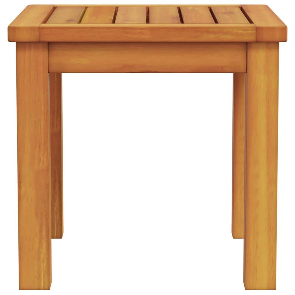 Table d'appoint bois d'acacia massif huile naturelle 35 x 35 x 34 cm - PANGIVO - Image 5