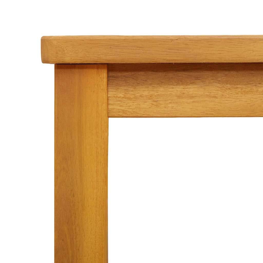 Table d'appoint bois d'acacia massif huile naturelle 35 x 35 x 34 cm - PANGIVO - Image 9