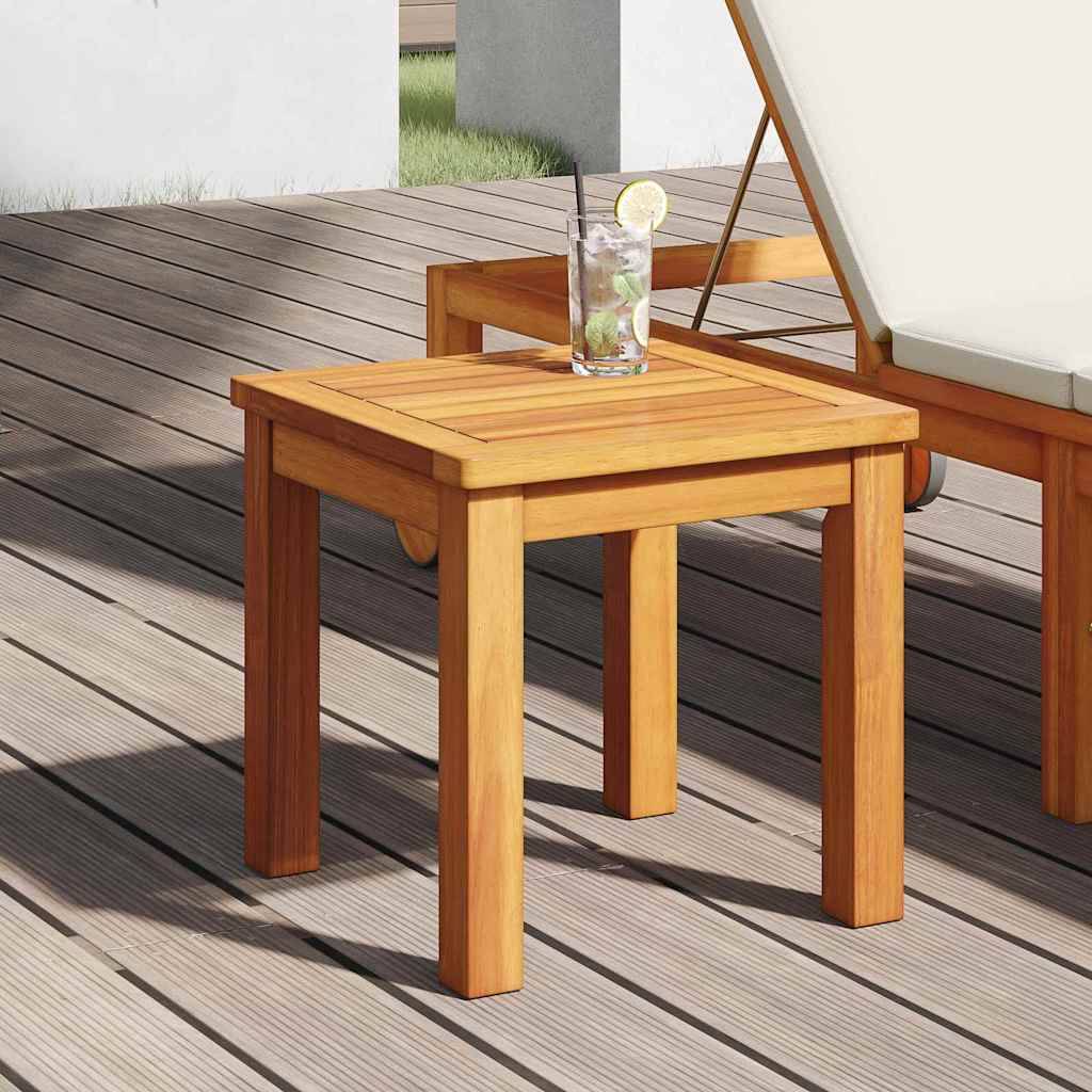 Table d'appoint bois d'acacia massif huile naturelle 35 x 35 x 34 cm - PANGIVO - Image 3