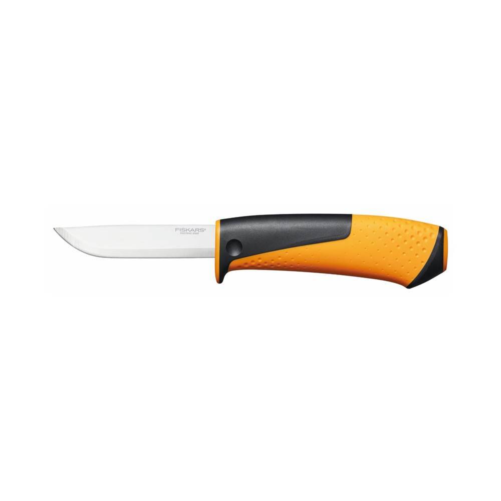 Fiskars - Couteau multi-usages Fourreau - aiguiseur intégré - surface de frappe - Image 1
