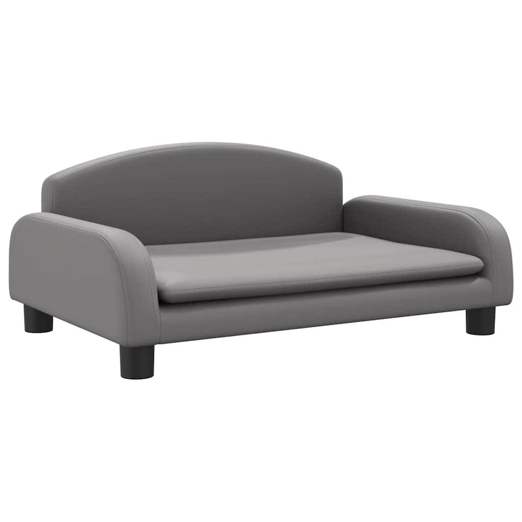 PANGIVO - Canapé pour chien similicuir gris 70 x 45 x 30 cm - PANGIVO - Image 2