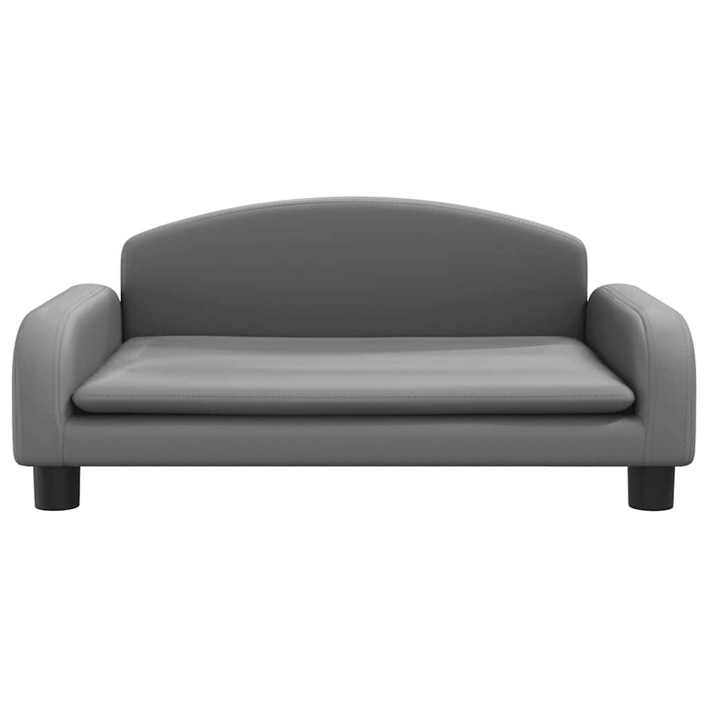 PANGIVO - Canapé pour chien similicuir gris 70 x 45 x 30 cm - PANGIVO - Image 3