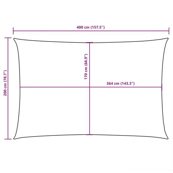 Coussin/parasol polyuréthane marron 2 x 4 m - Prolenta premium p321.0 - Image 10