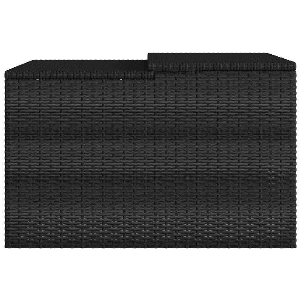 Vidaxl - Garage pour robot tondeuse noir 86x90x52/57 cm résine tressée vidaXL 365404 - Image 8