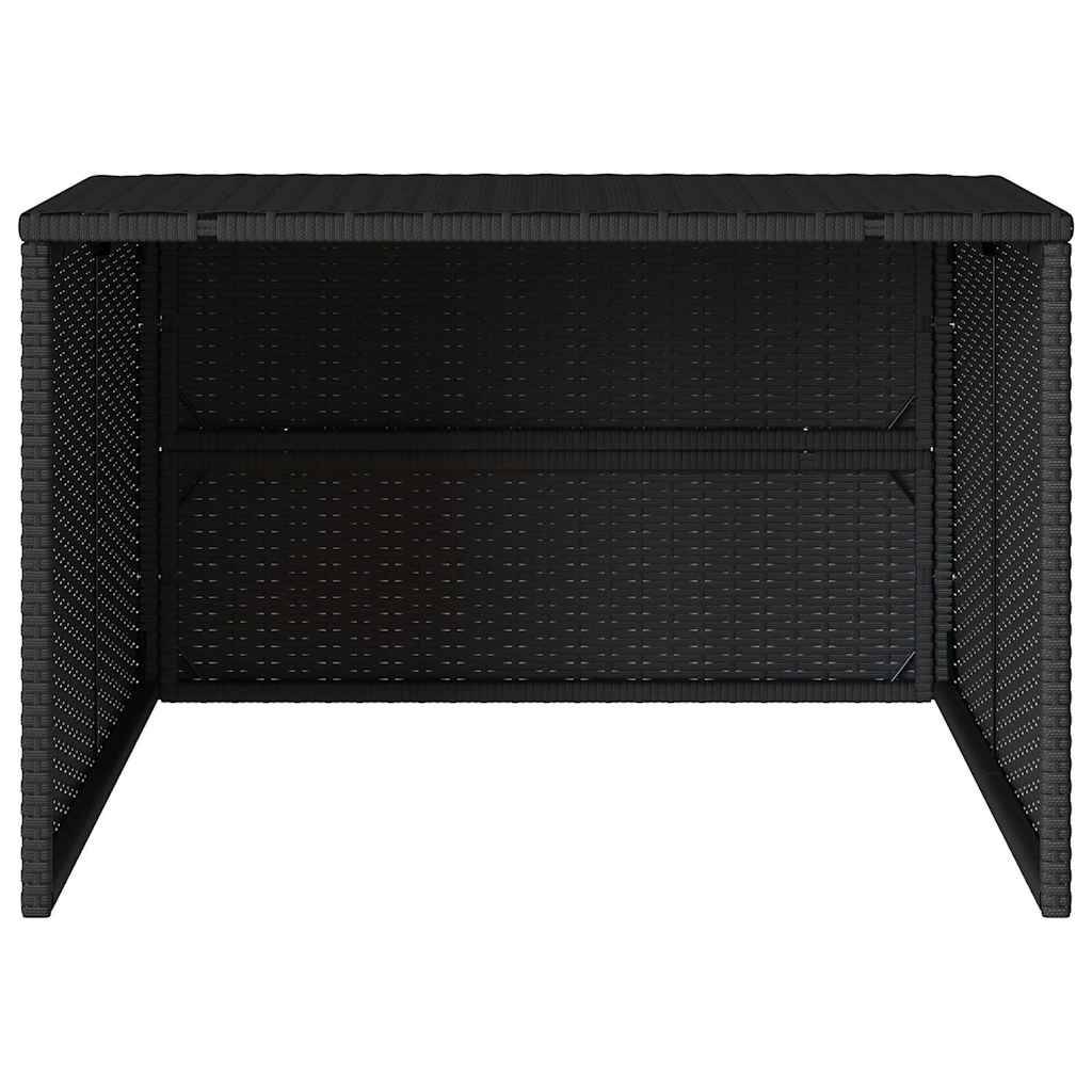 Vidaxl - Garage pour robot tondeuse noir 86x90x52/57 cm résine tressée vidaXL 365404 - Image 9