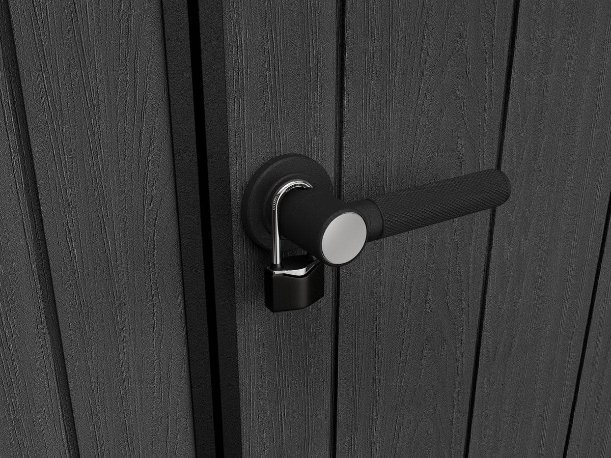 Keter - Abri de jardin Newton Plus 775 - 4,4 m² - Gris Aspect bois - KETER - Image 2