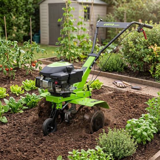 Motobineuse thermique 5CV 149Cm3 Largeur de Travail 630mm Fraise Ø260mm - Motoculteur à Essence 4T Labourer Jardin Potager VITO - Image 3