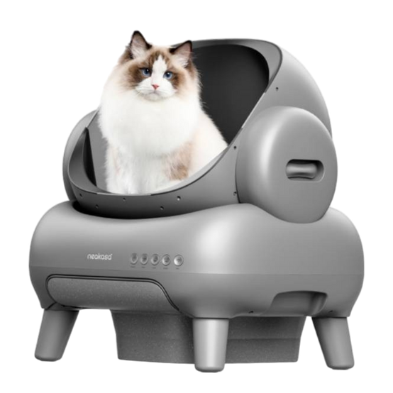 NEAKASA Litière automatique pour grands chats - Grande ouverture - Gris NEAKASA - Image 2