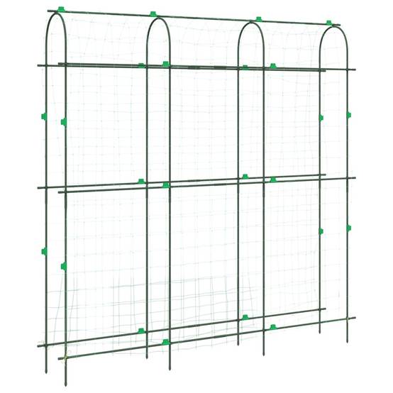 Lot de 2 Treillis Jardin Forme U en Acier Robuste pour Plantes Grimpantes et Potager Vert – ComfortXL Outdoor Living - Image 7