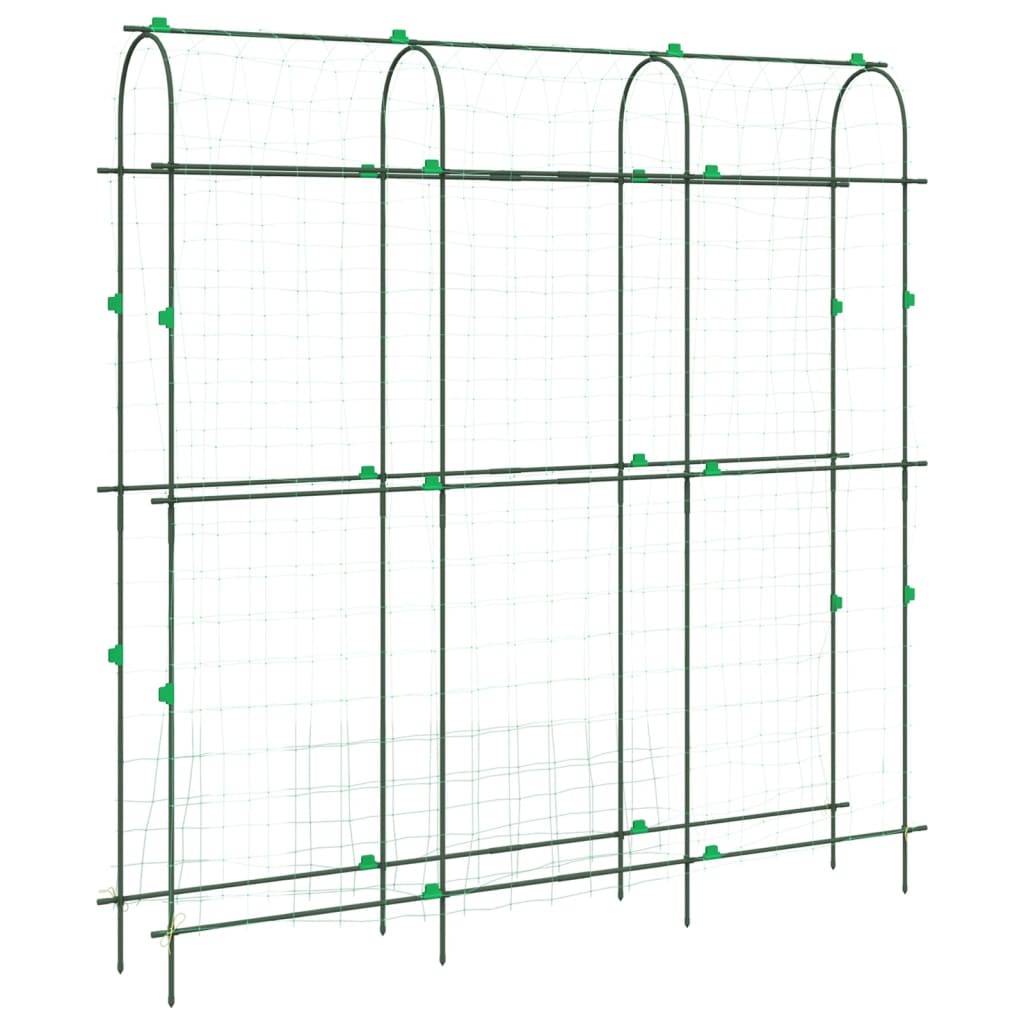 Lot de 2 Treillis Jardin Forme U en Acier Robuste pour Plantes Grimpantes et Potager Vert – ComfortXL Outdoor Living - Image 7