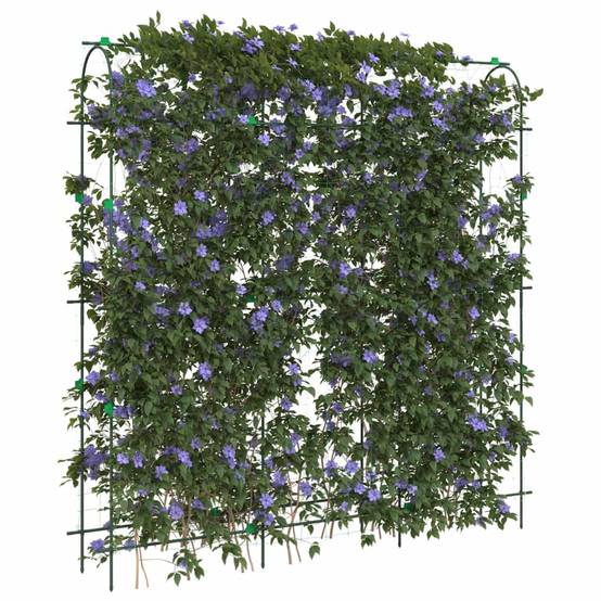 Lot de 2 Treillis Jardin Forme U en Acier Robuste pour Plantes Grimpantes et Potager Vert – ComfortXL Outdoor Living - Image 1