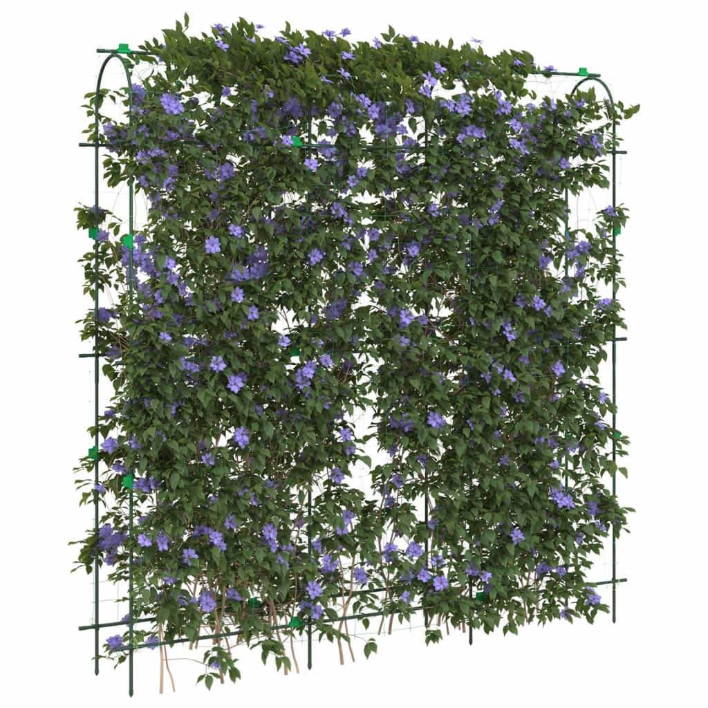 Lot de 2 Treillis Jardin Forme U en Acier Robuste pour Plantes Grimpantes et Potager Vert – ComfortXL Outdoor Living - Image 1