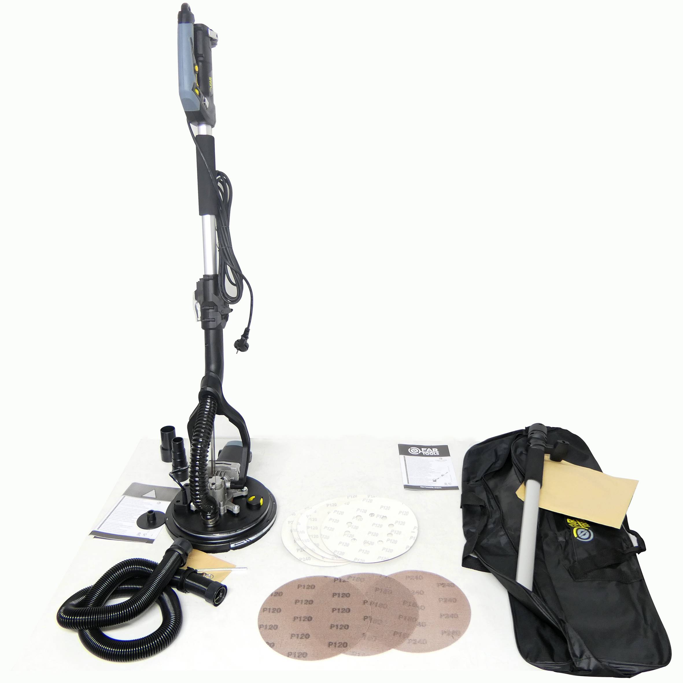 DWS 750 - Ponceuse téléscopique plâtre pliable 750W Ø225mm, auto-aspirante FARTOOLS - Image 5