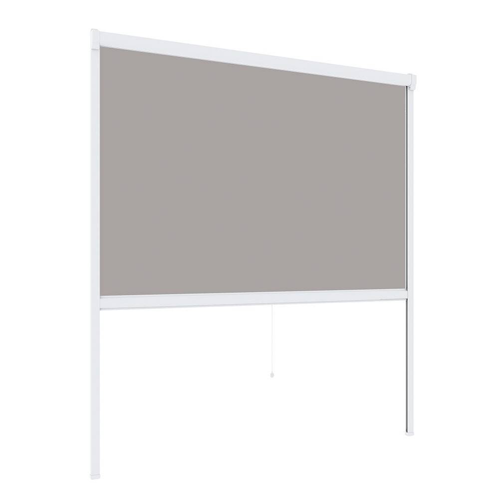 Sans Marque - Store moustiquaire enroulable 130x160 cm PVC Blanc