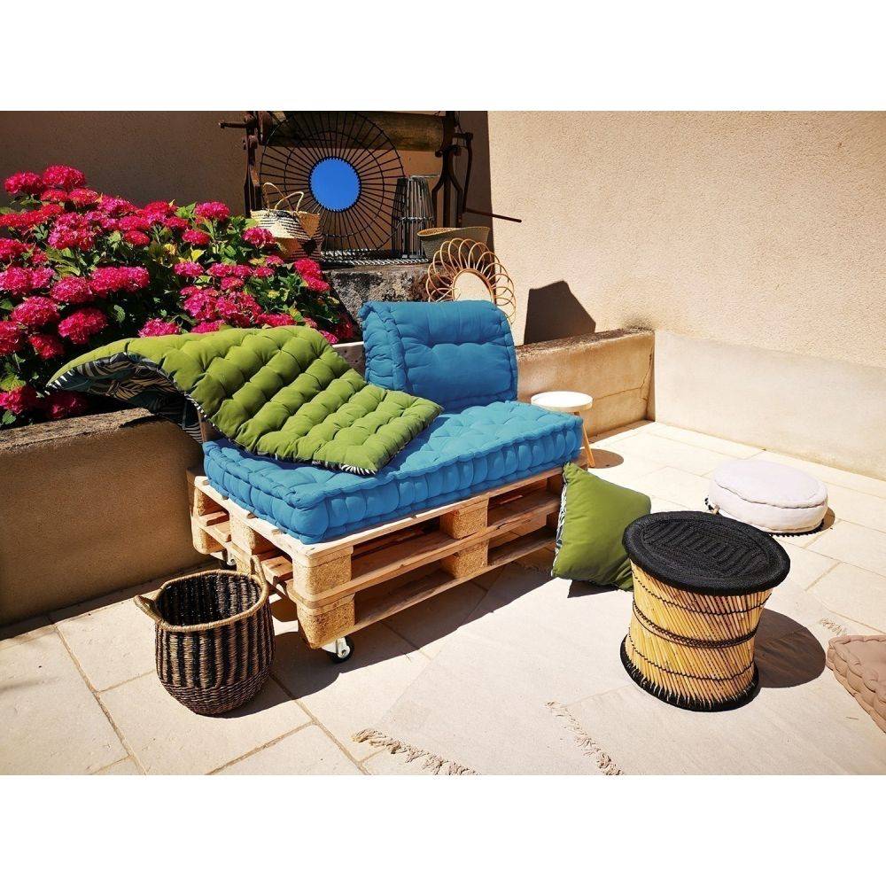 Jardindeco - Coussin cale-rein en coton coloré - Image 2