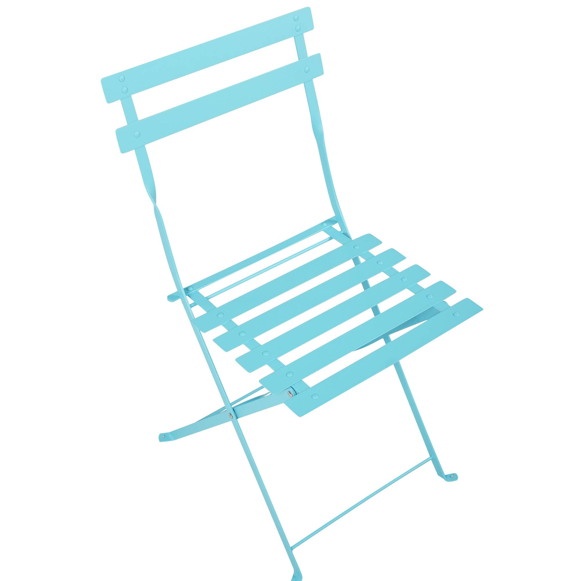 Beliani - Set de bistrot, 2 Personnes Acier Bleu clair FIORI - 60x60x72- Beliani - Image 7