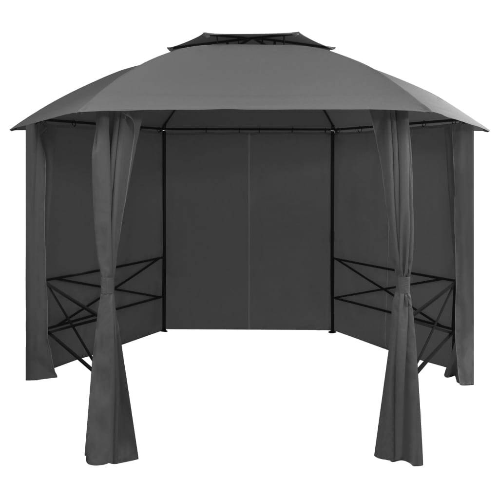 Prolenta Premium - Pergola polyester anthracite 360 x 312 x 265 cm - Prolenta premium p3171.8 - Image 2