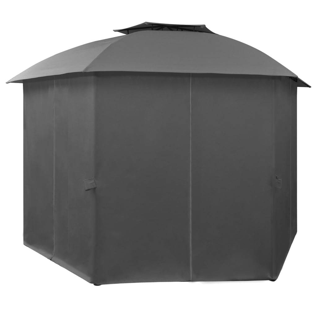 Prolenta Premium - Pergola polyester anthracite 360 x 312 x 265 cm - Prolenta premium p3171.8 - Image 3