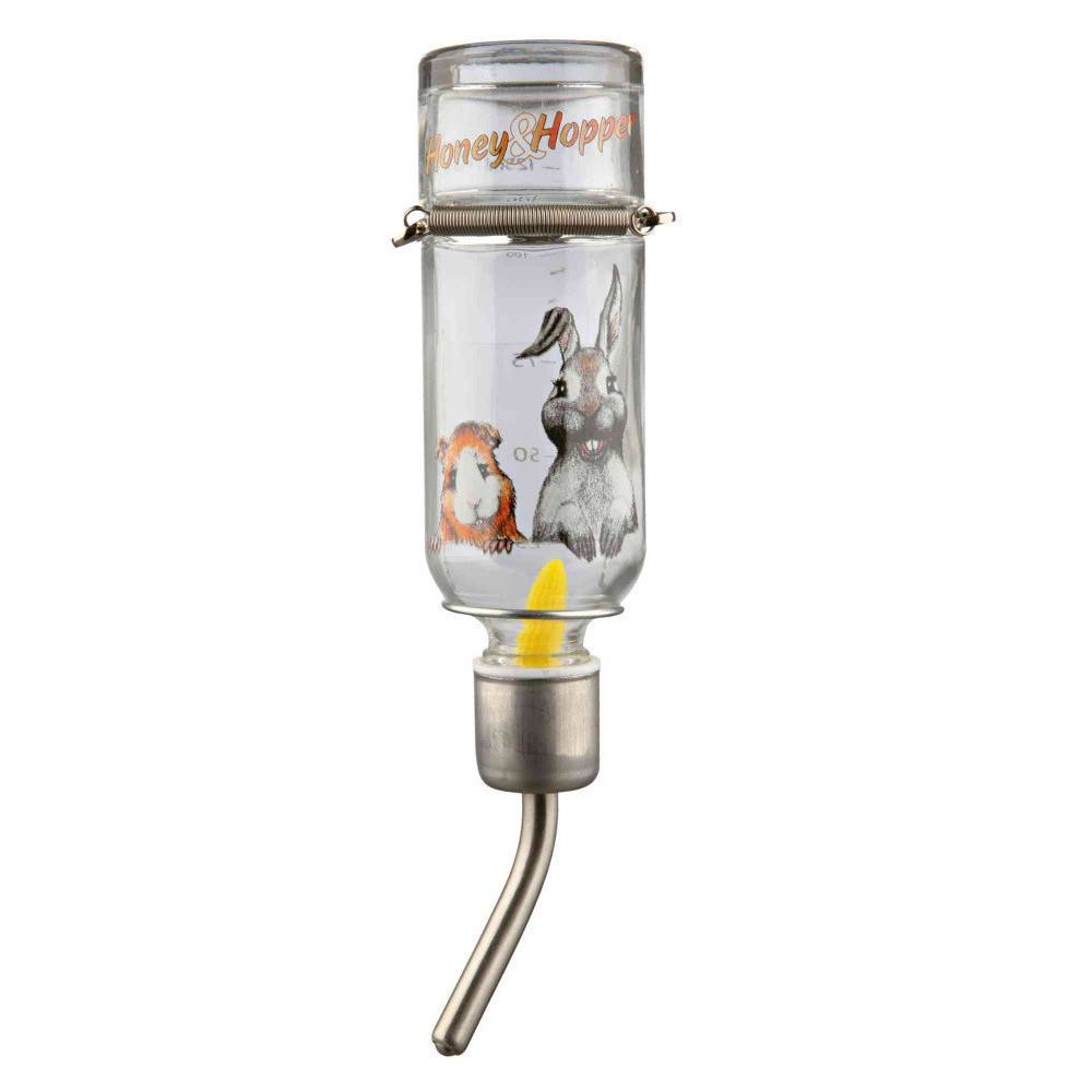 Biberon en verre, Honey & Hopper, 125 ml, pour rongeurs. - Image 1