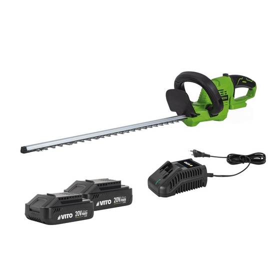 Vito - Taille Haies sans fil 20V Lame 51Cm + 2 Batteries lithium 2.0Ah + Chargeur Rapide VITO - Image 1