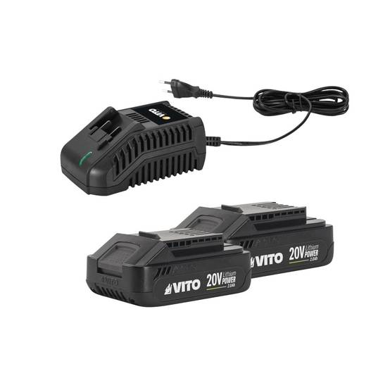 Vito - Taille Haies sans fil 20V Lame 51Cm + 2 Batteries lithium 2.0Ah + Chargeur Rapide VITO - Image 3