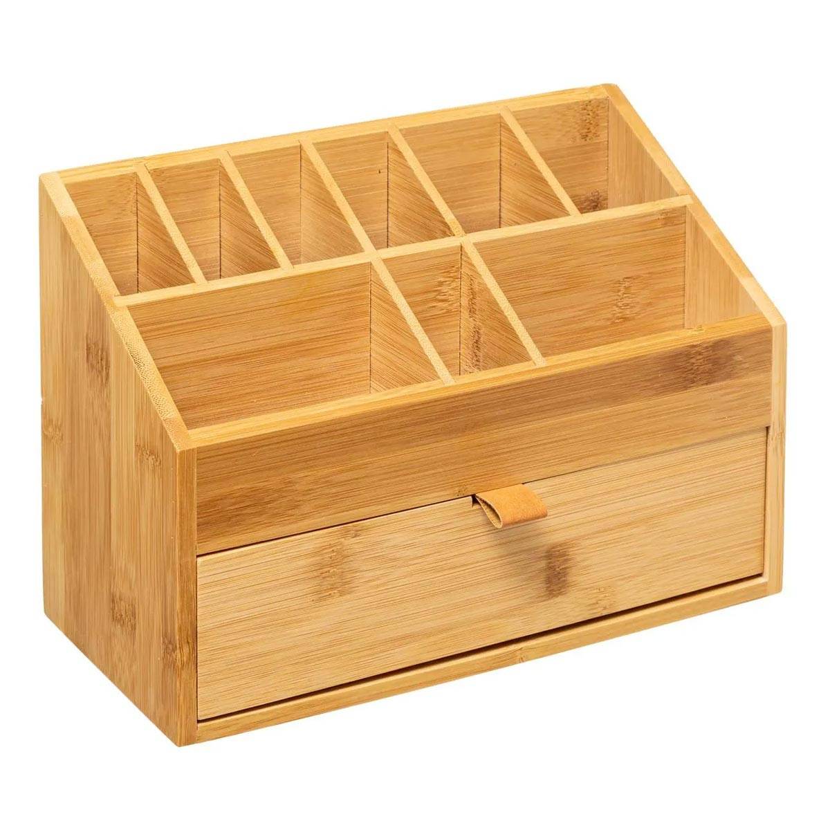 Organiseur 9 Compartiments "Bambou" 25cm Naturel