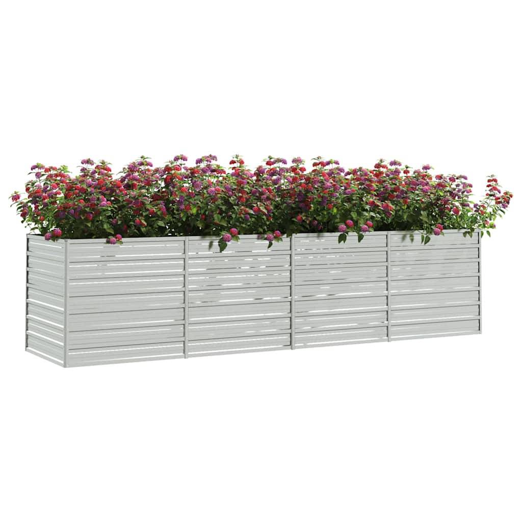 Prolenta Premium - Jardinière acier argent  320 x 80 x 77 cm  - Prolenta premium p356.6 - Image 6