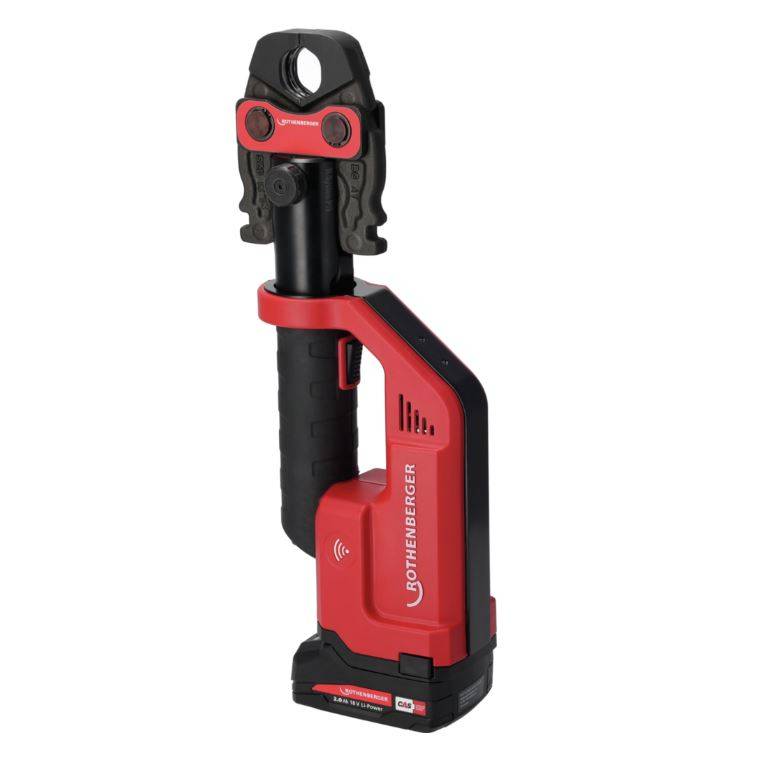 Rothenberger - Sertisseuse 18V ROMAX COMPACT III + batteries 2Ah + chargeur + machoires TH 16-20-26 multicouches - ROTHENBERGER - 1000004279 - Image 1