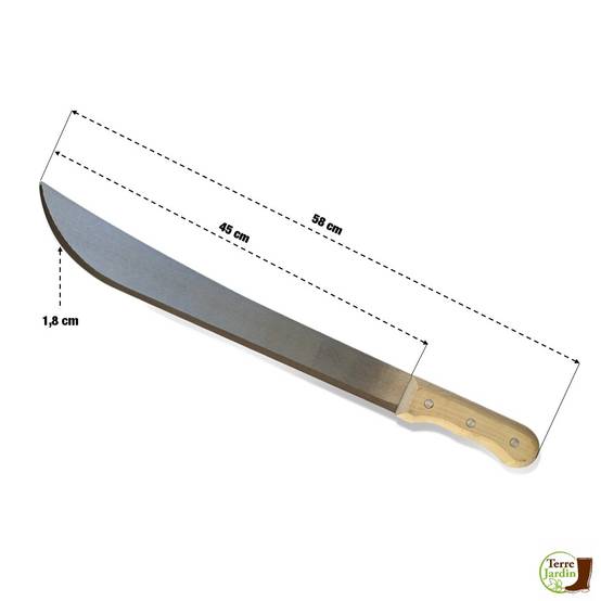 Machette de jardinage avec étui de protection - TERRE JARDIN - Image 2