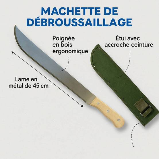 Machette de jardinage avec étui de protection - TERRE JARDIN - Image 5