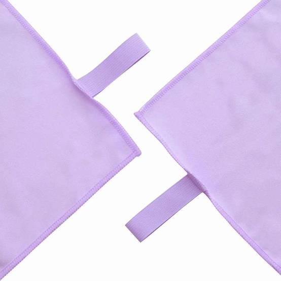 Set de serviettes de sport 3 pcs Violet Polyester et Polyamide Maison Chic - Image 5