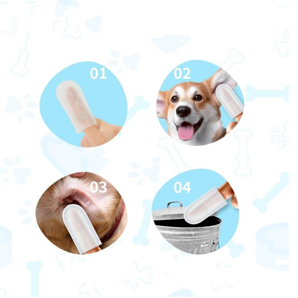 IntiMeg - Lingettes pour nettoyer les oreilles des chats IntiMeg - Image 5